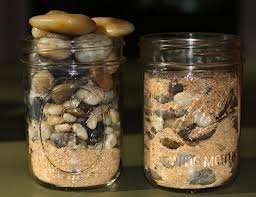 rocks in a jar